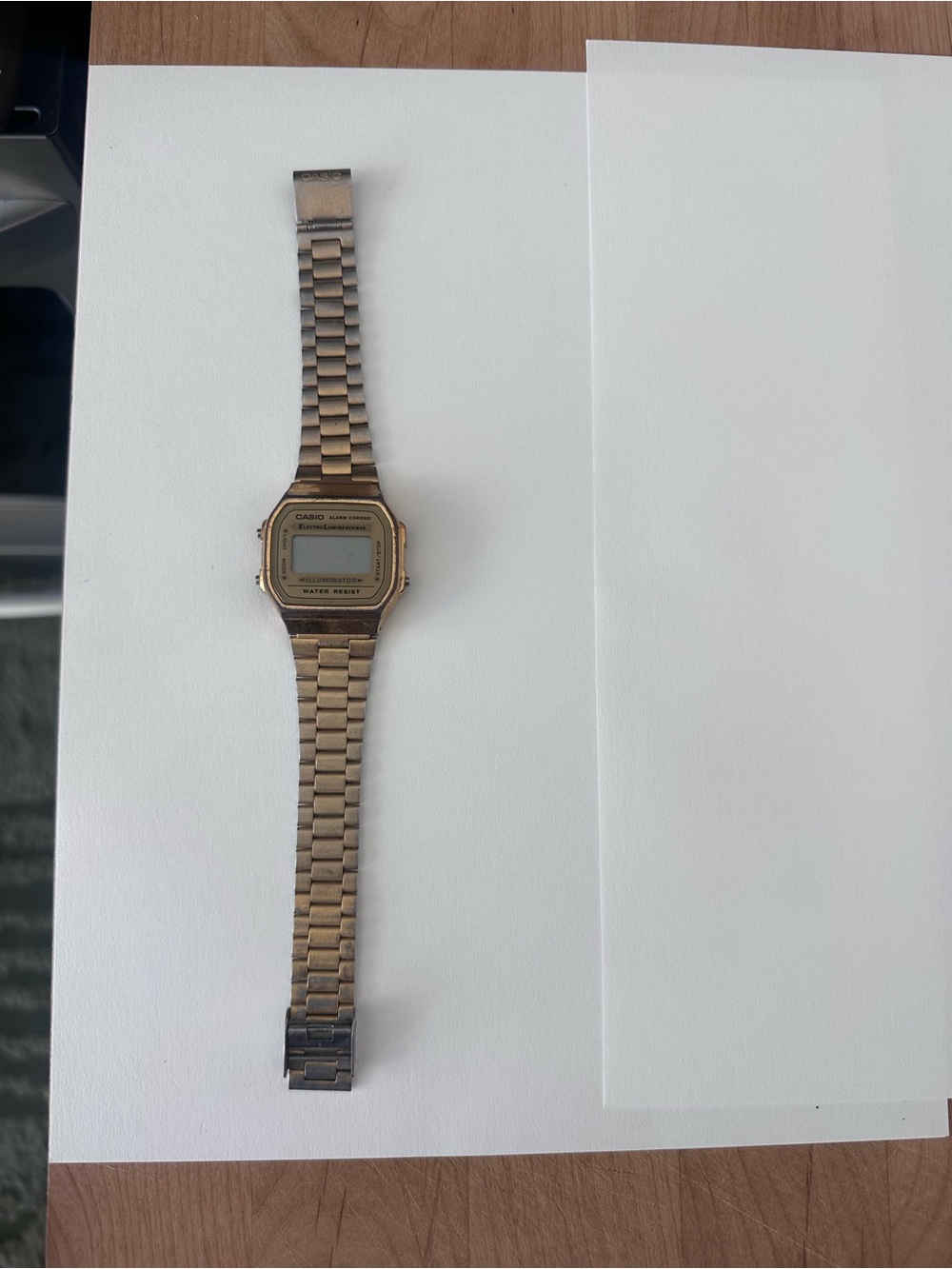 Casio Gold Digital Bracelet Watch